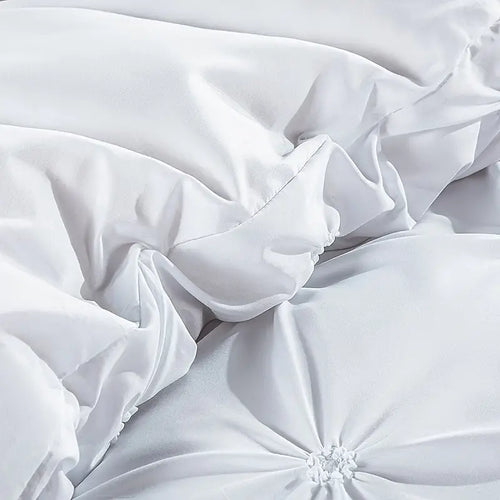 3pcs Handmade Decorative Duvet Cover Set (1 Duvet + 2 Pillowcases)