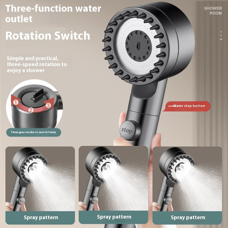 Pressurized Filtration Shower Head Set