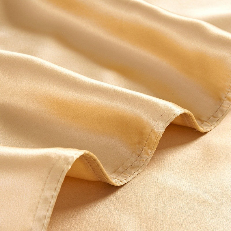 Silk 4-Piece Fitted Bed Sheet Set