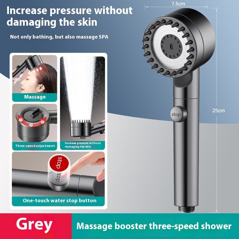 Pressurized Filtration Shower Head Set