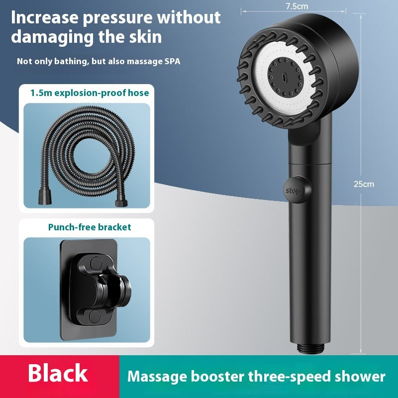 Pressurized Filtration Shower Head Set