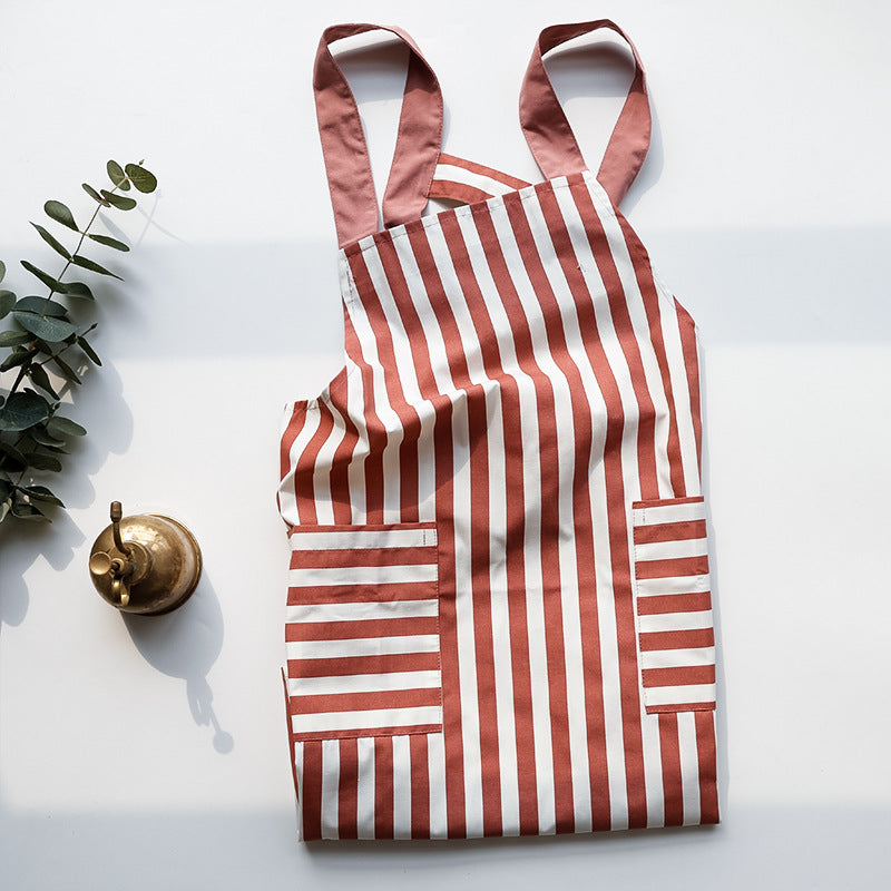 Quick-drying Vest-style Polka-dot Kitchen Apron