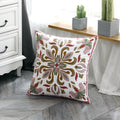 Cotton Embroidered Pillow Cover for American Style Decor
