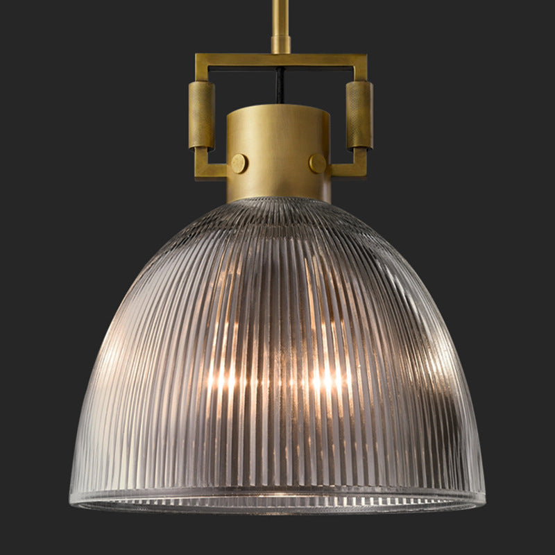 Vintage American Style Copper Pendant Light for Dining