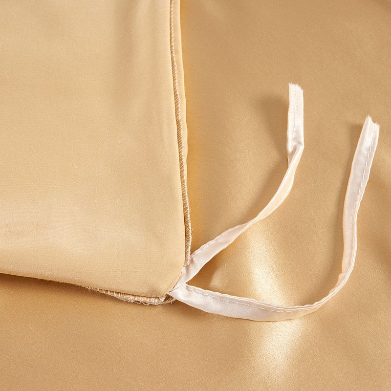 Silk 4-Piece Fitted Bed Sheet Set