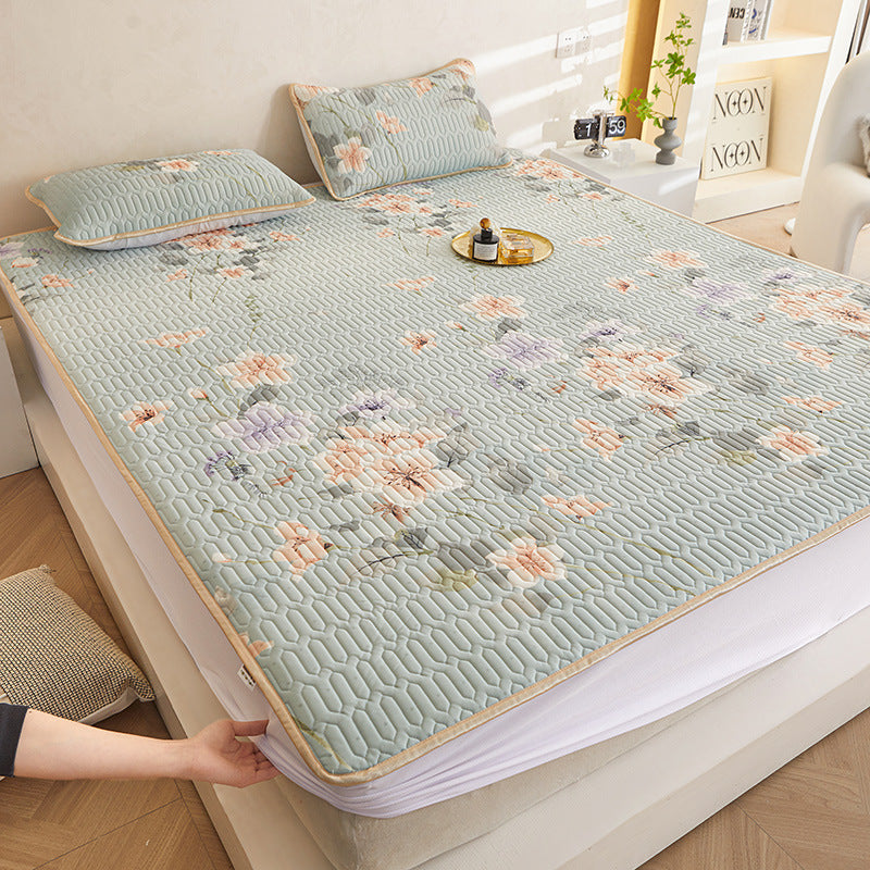 Thai Latex Mattress Protector Set with Cooling Fabric