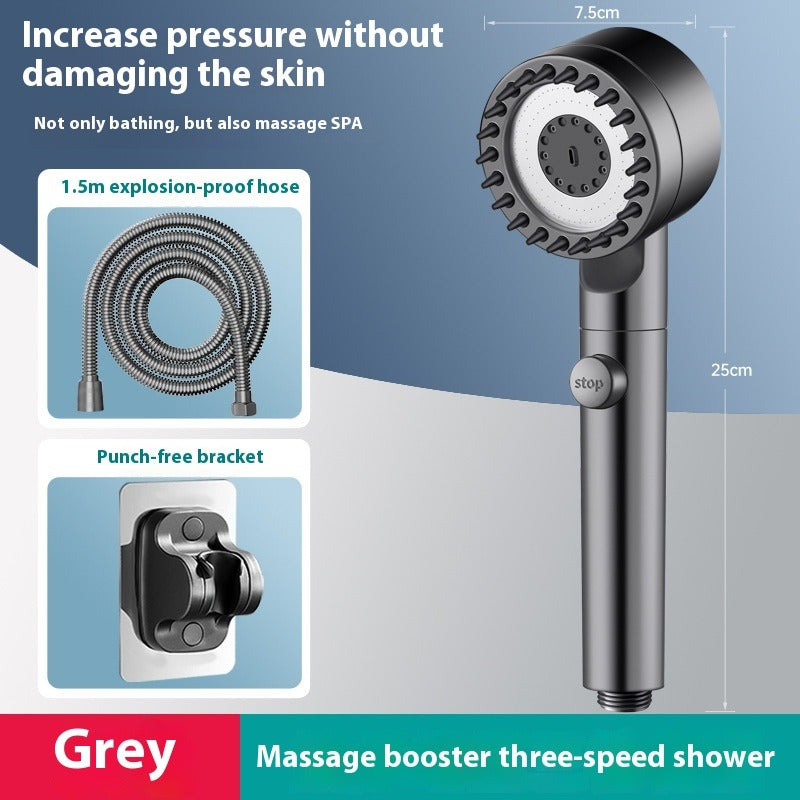 Pressurized Filtration Shower Head Set