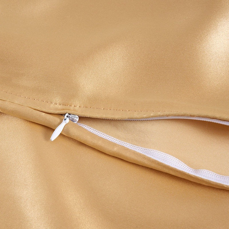 Silk 4-Piece Fitted Bed Sheet Set