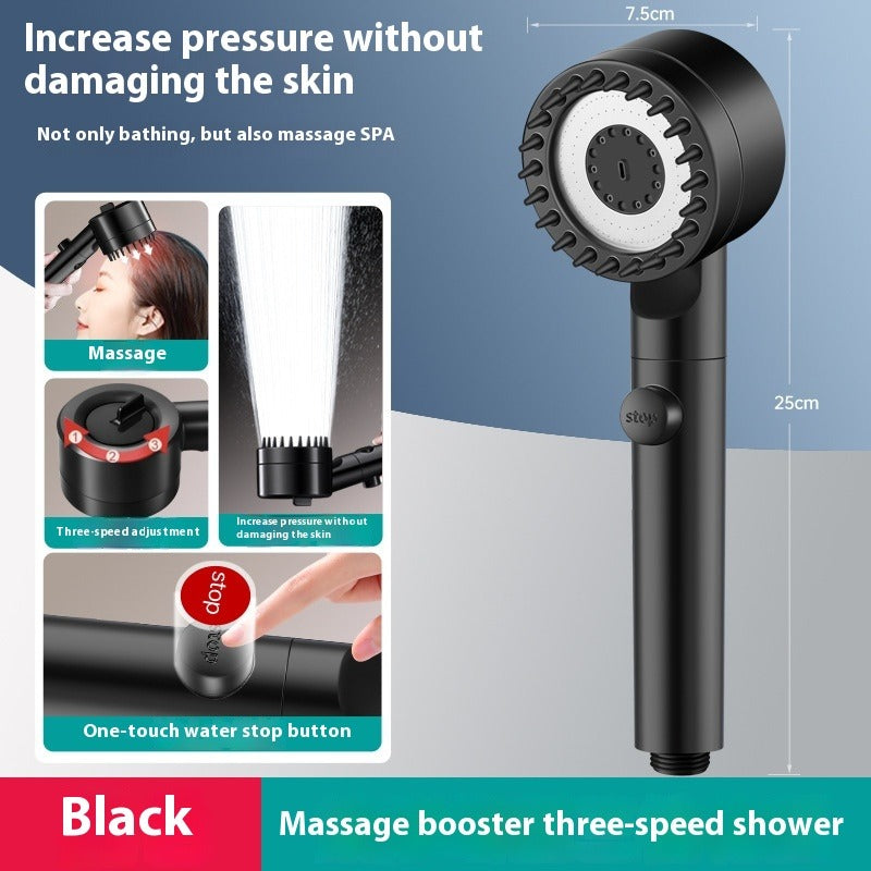 Pressurized Filtration Shower Head Set